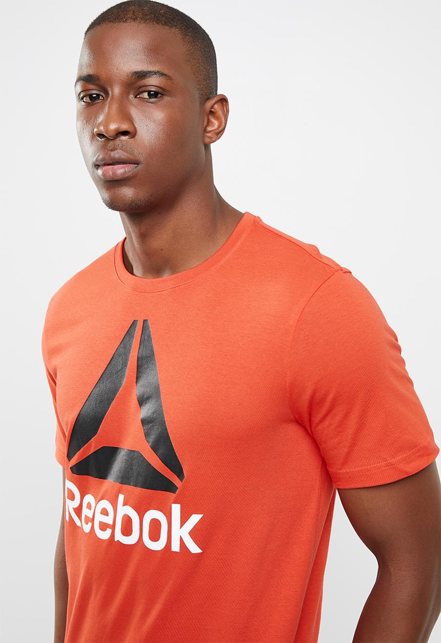 Reebok - Stacked tee - orange