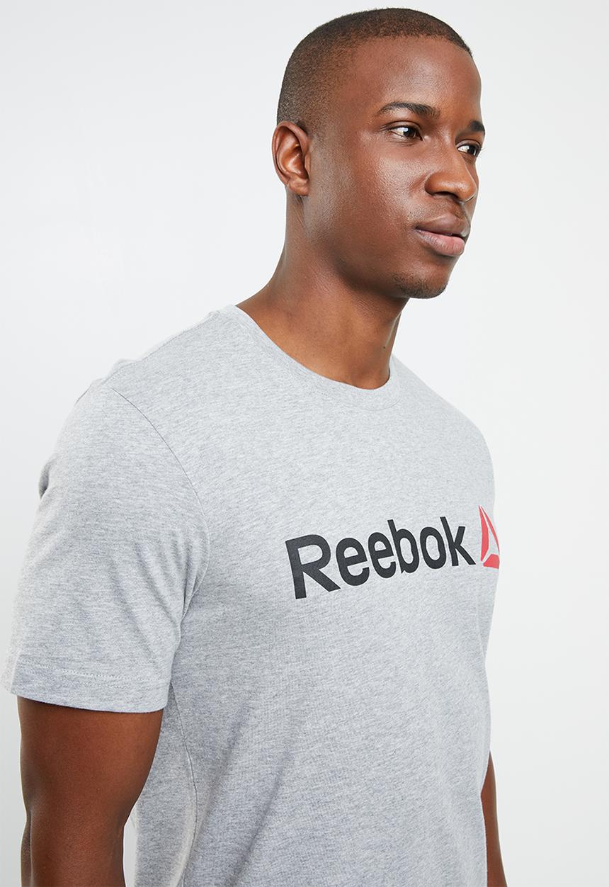 Reebok - Linear logo tee - grey 