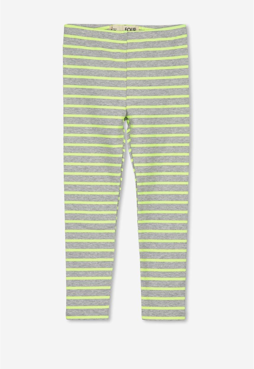 Cotton On - Huggie tights - grey & yellow