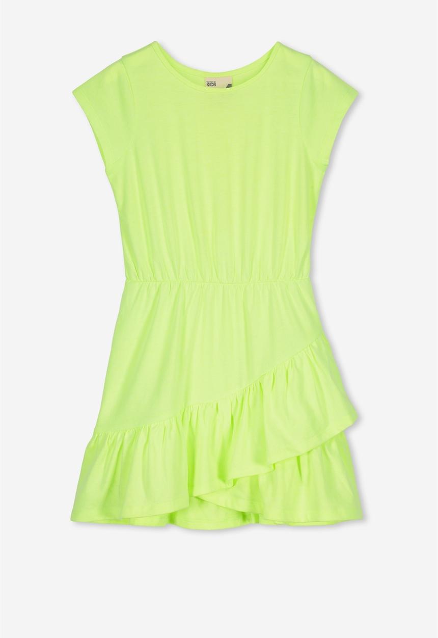 Cotton On - Joey short sleeve dress - yellow