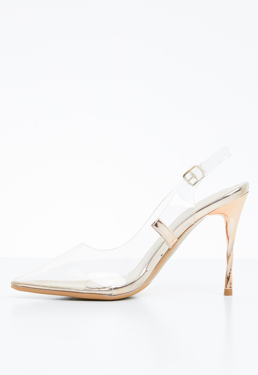 Miss Black - Gaines heel - gold
