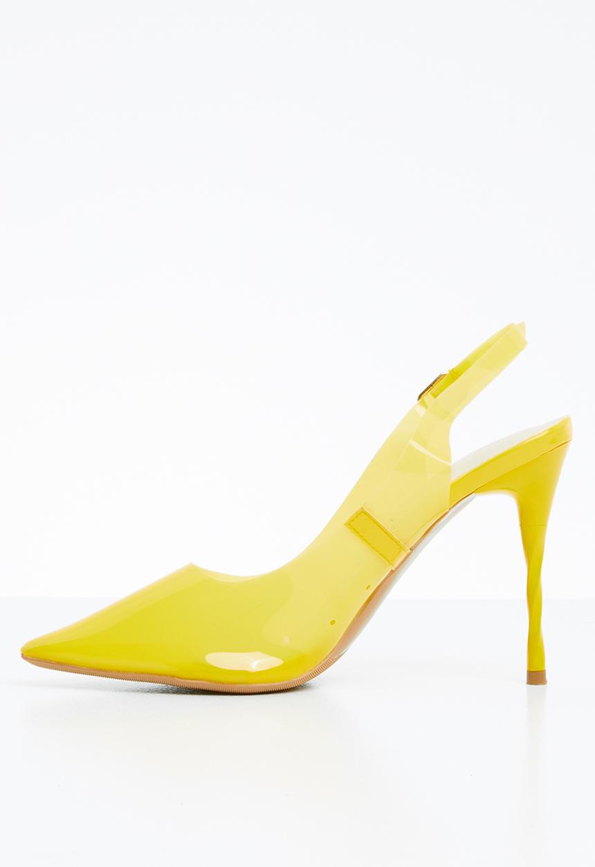 Miss Black - Gaines heel - yellow