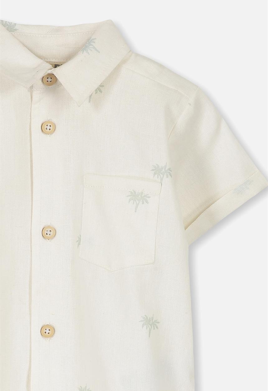 Cotton On - Zac short sleeve shirt - white