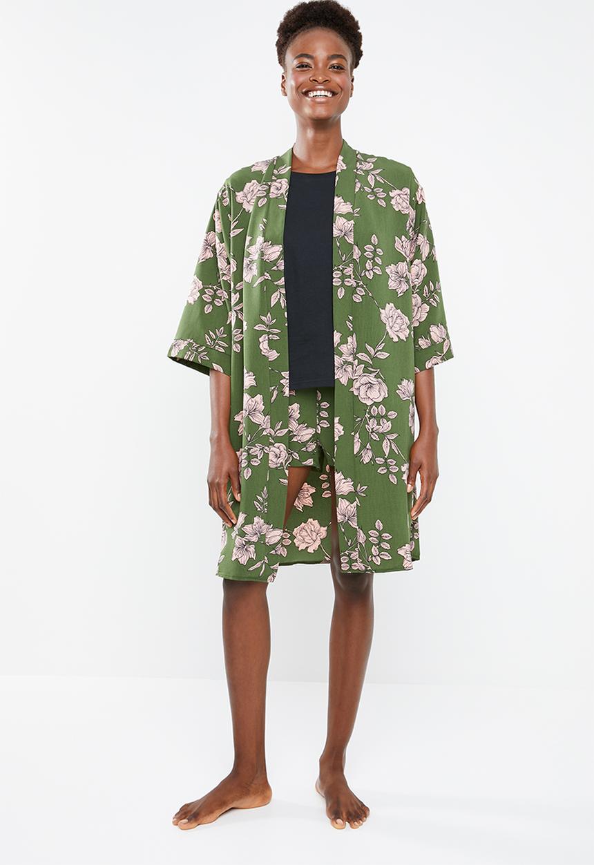 Superbalist - Contrast robe - khaki