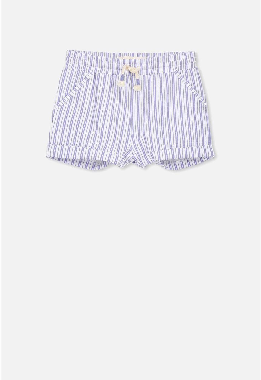 Cotton On - Nila knit short - blue & white