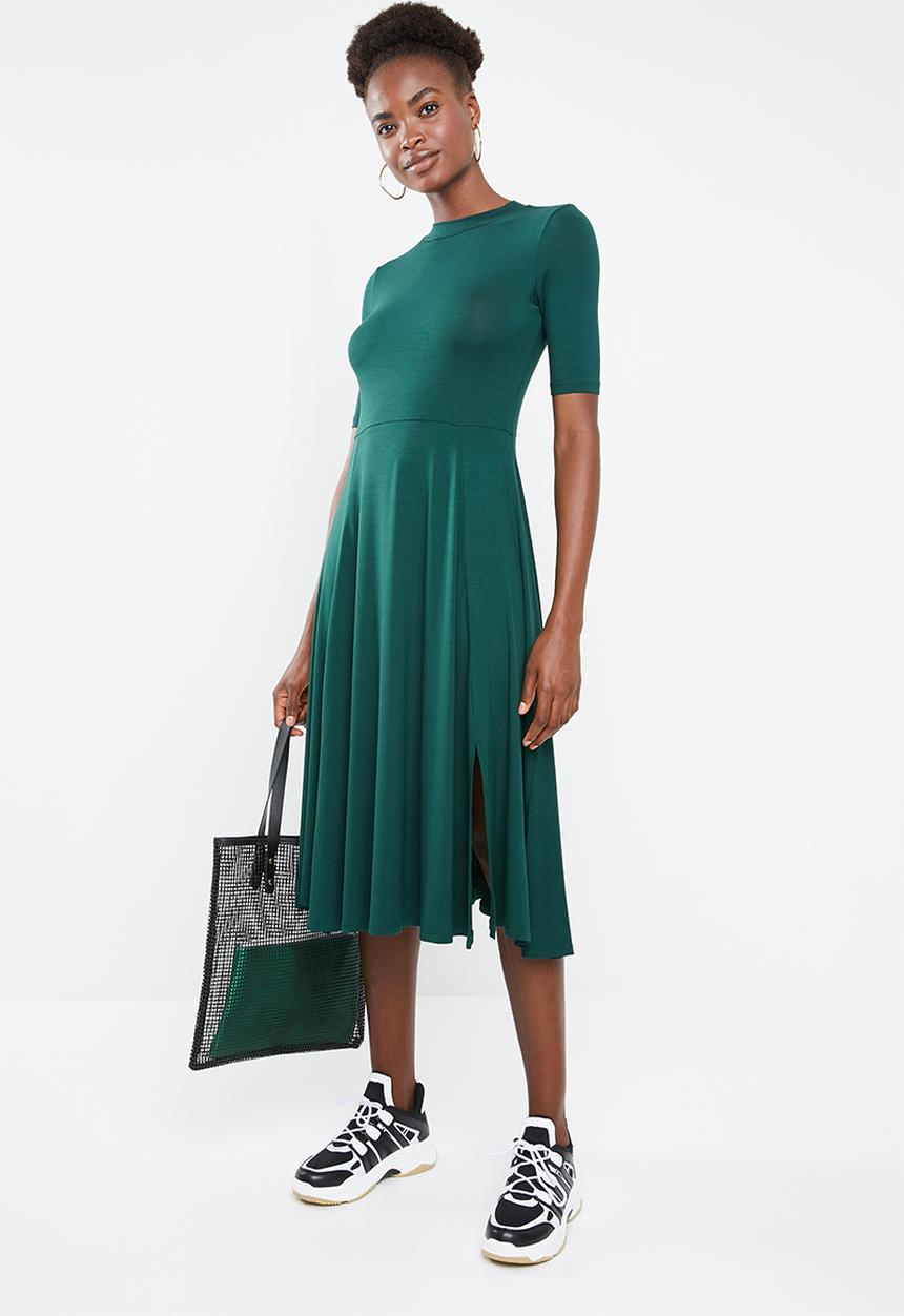 Superbalist - Knit midi dress - green
