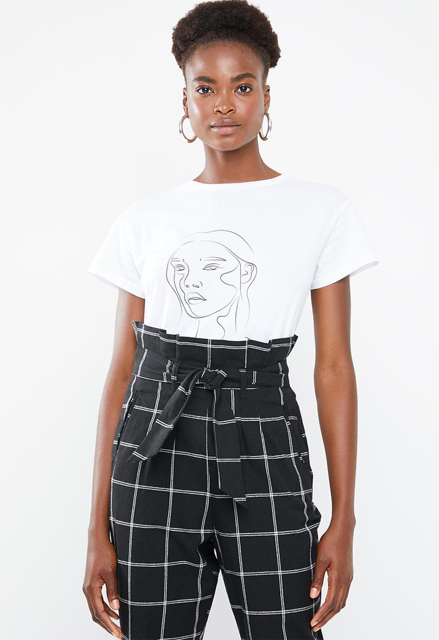 Superbalist - Graphic print tee - white