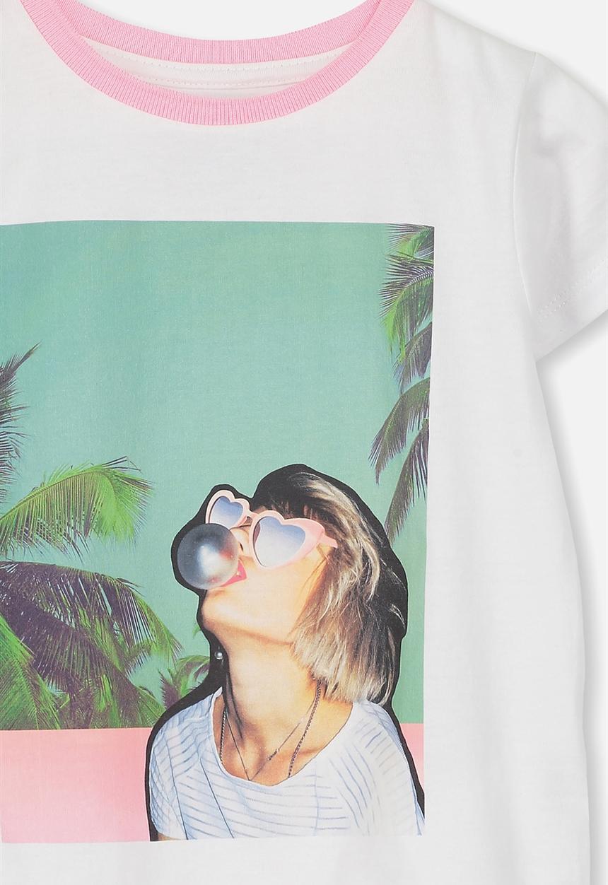 Cotton On - Penelope short sleeve tee - white