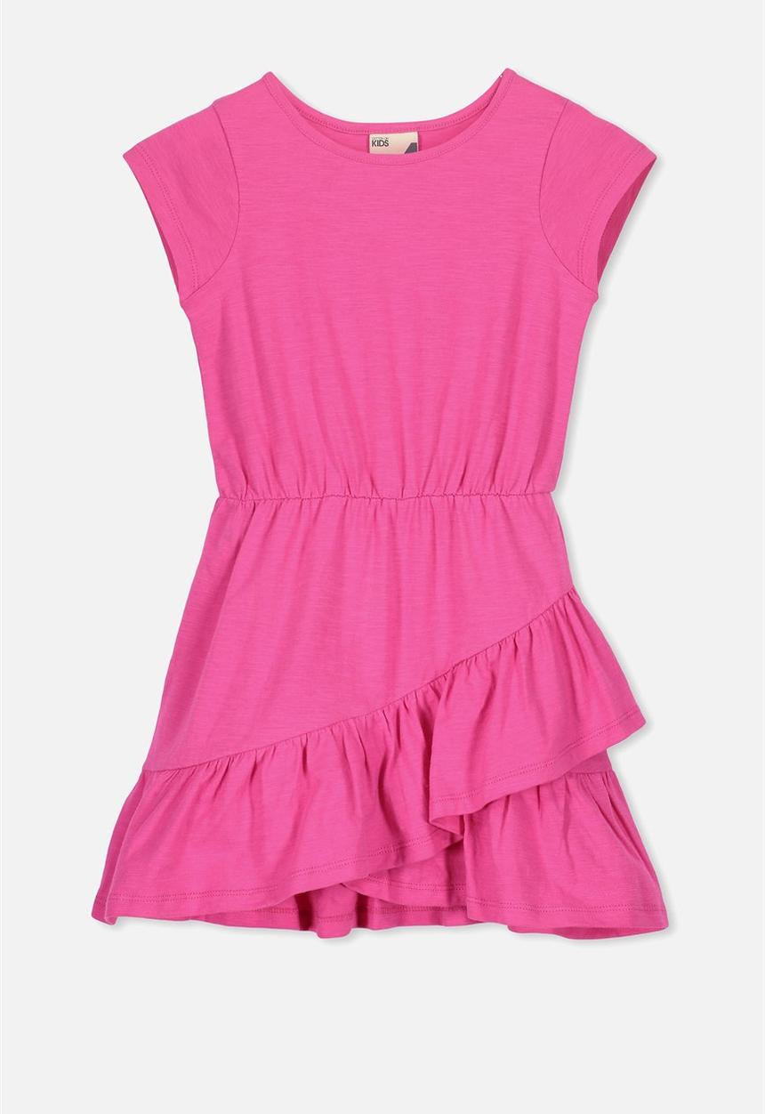 Cotton On - Joey short sleeve dress -  pink