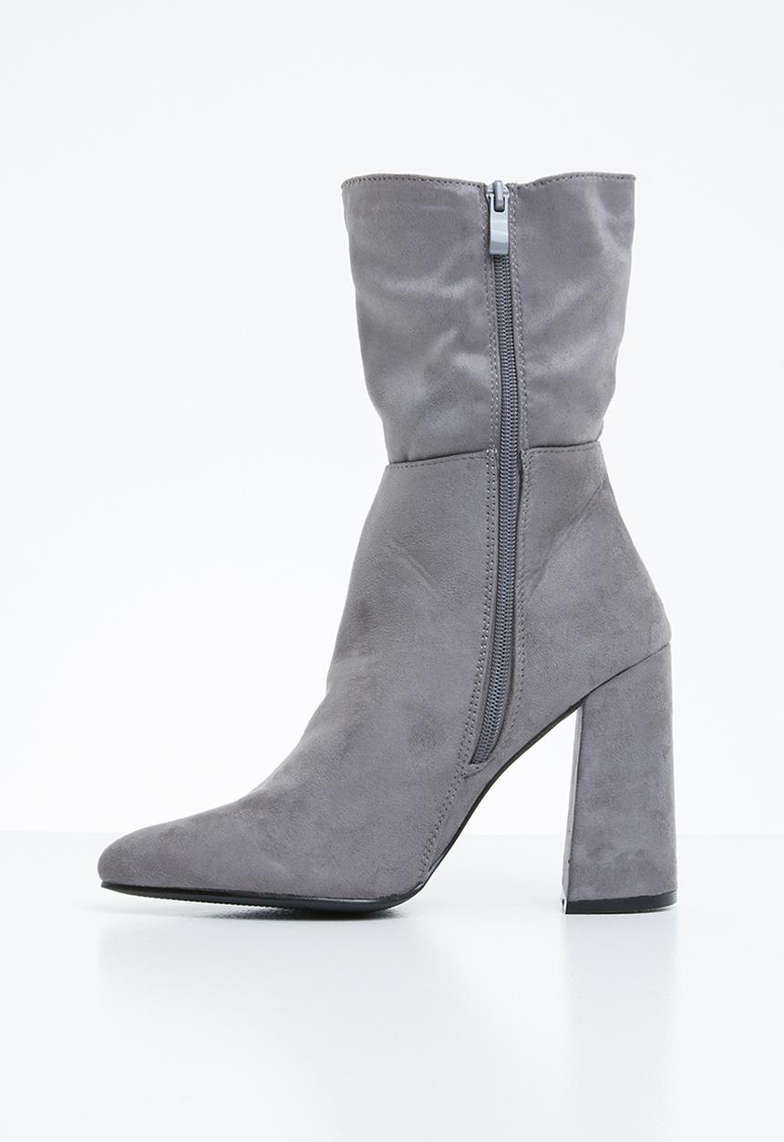 STYLE REPUBLIC - Flaired boot - grey