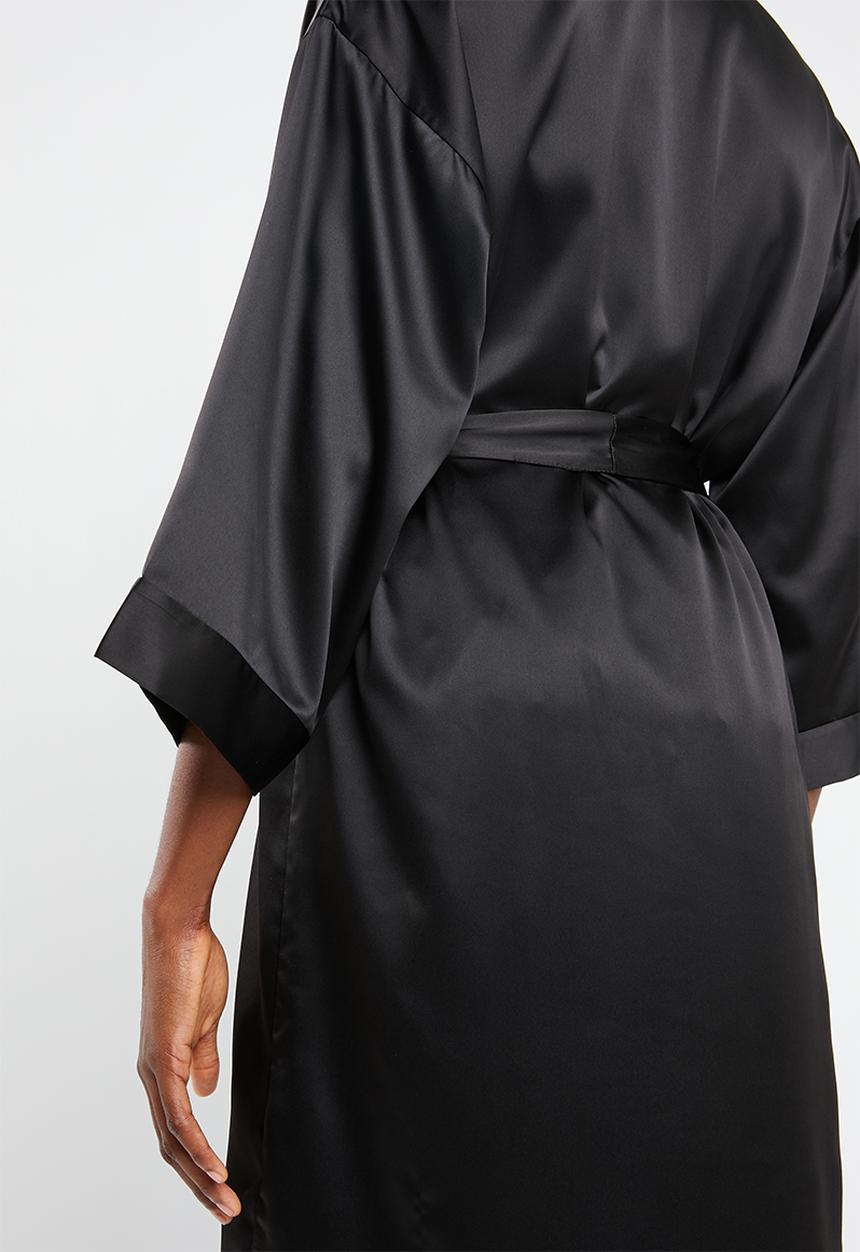 Superbalist - Contrast robe - black