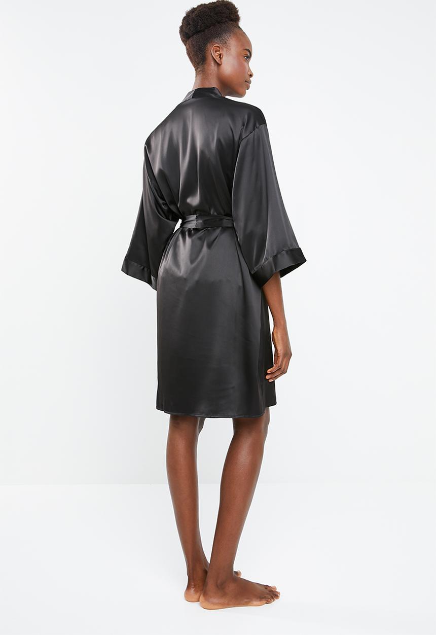 Superbalist - Contrast robe - black