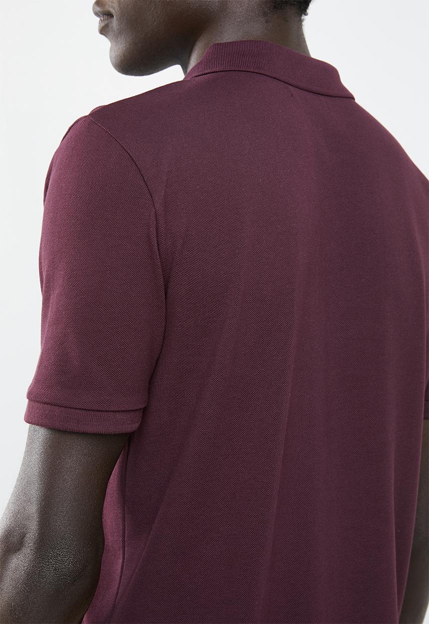 Superbalist - Pique short sleeve slim fit polo 2-pack tees - olive & burgundy 