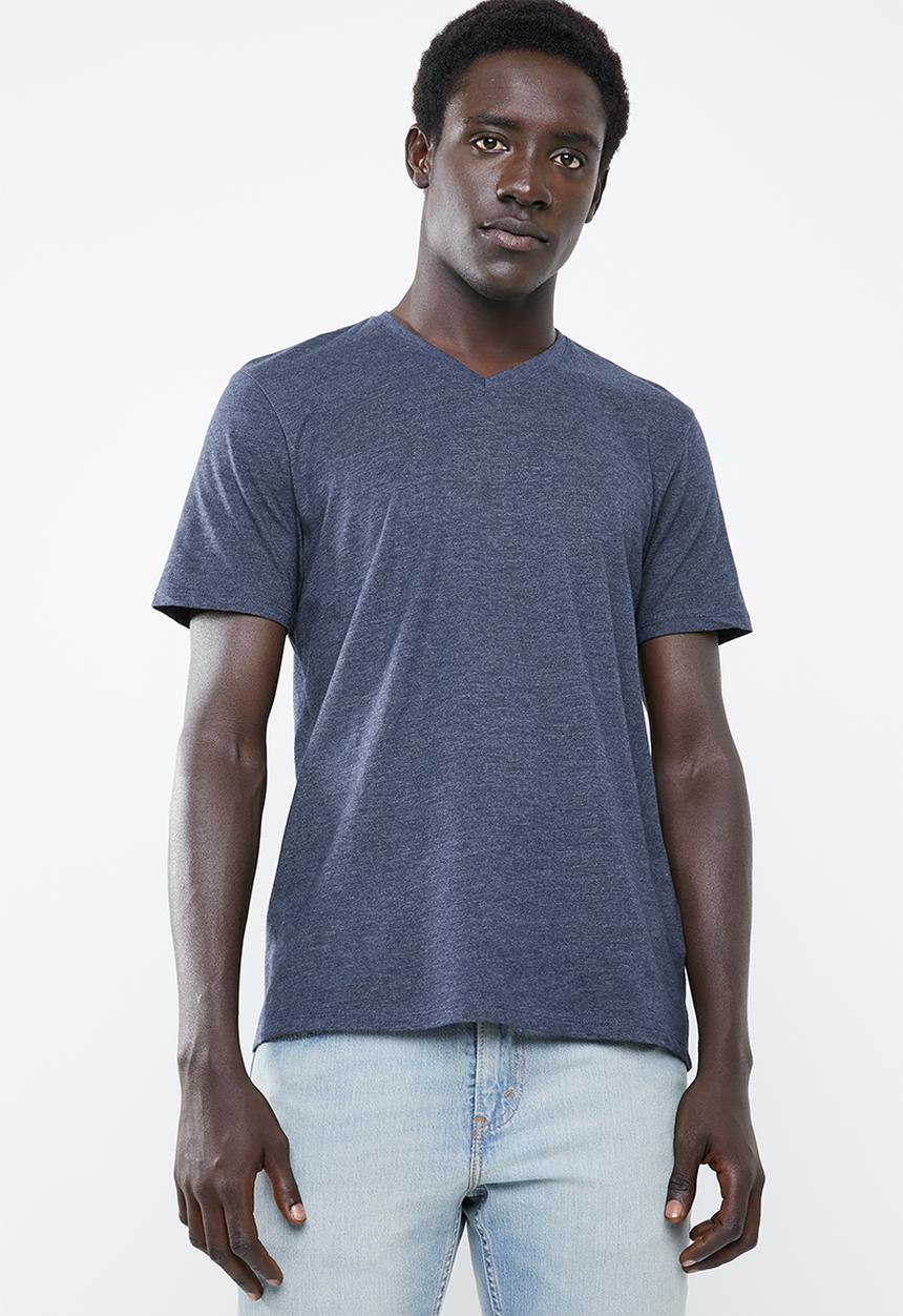 STYLE REPUBLIC - V-neck T-shirt - navy