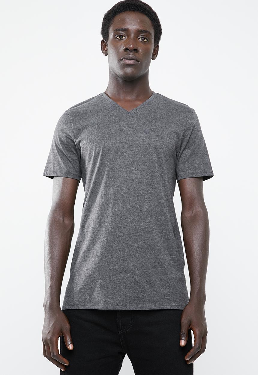 STYLE REPUBLIC - V-neck T-shirt - dark grey