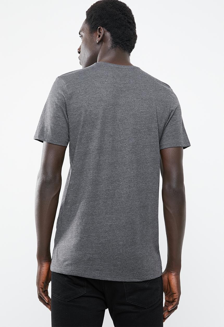 STYLE REPUBLIC - V-neck T-shirt - dark grey