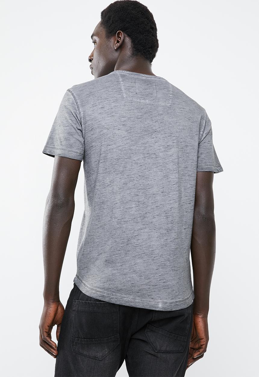 STYLE REPUBLIC - Wash tee - dark grey