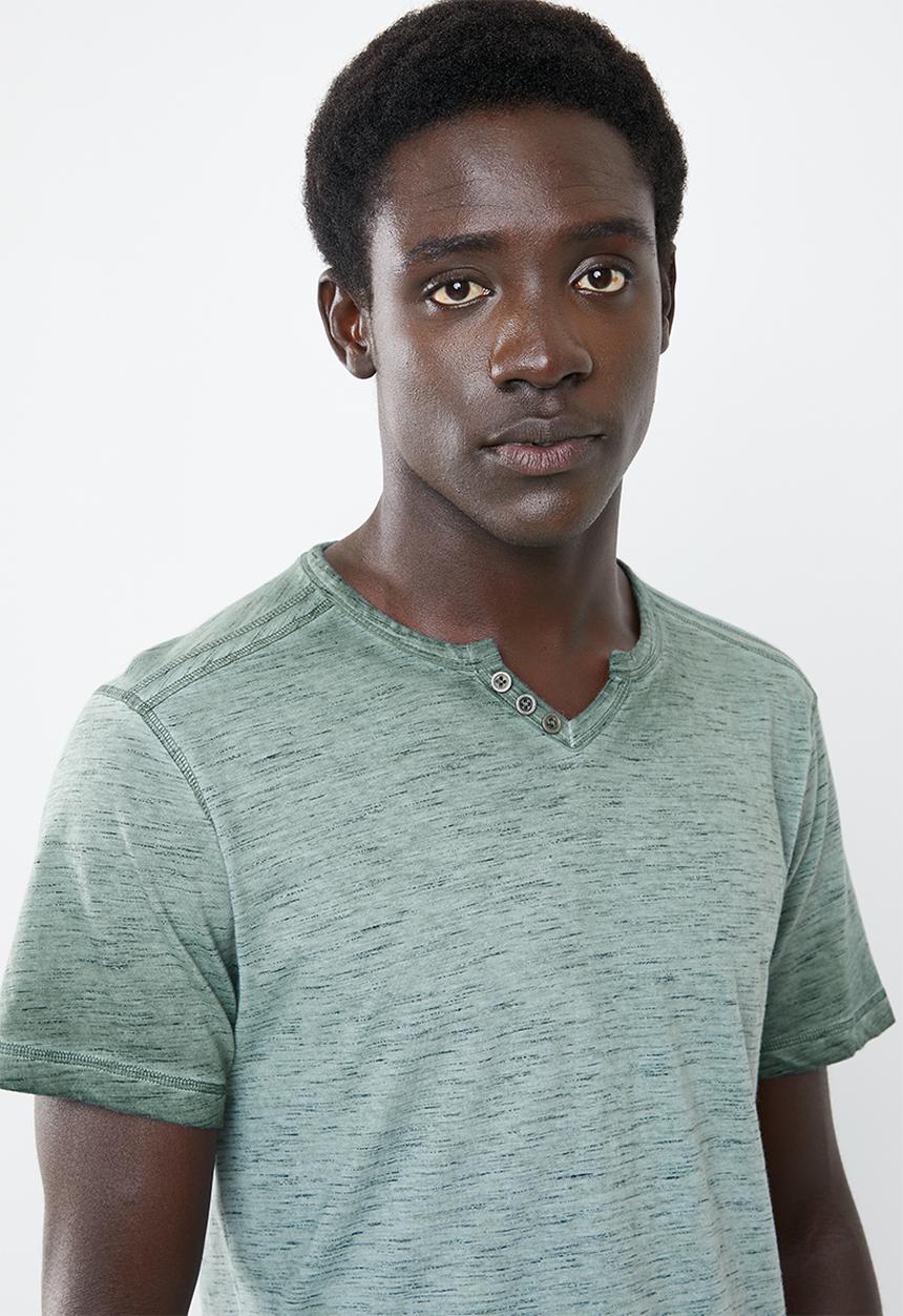 STYLE REPUBLIC - Wash tee - khaki 