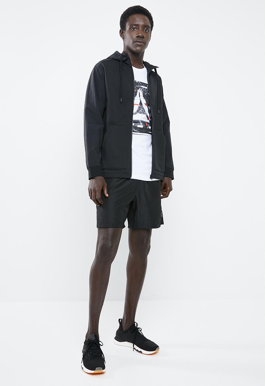 Reebok - Training supply full-zip hoodie - black