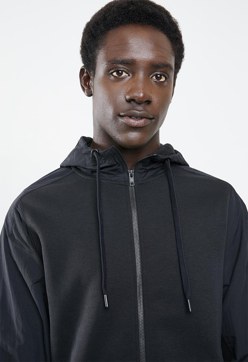Reebok - Training supply full-zip hoodie - black