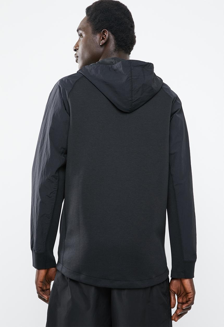 Reebok - Training supply full-zip hoodie - black