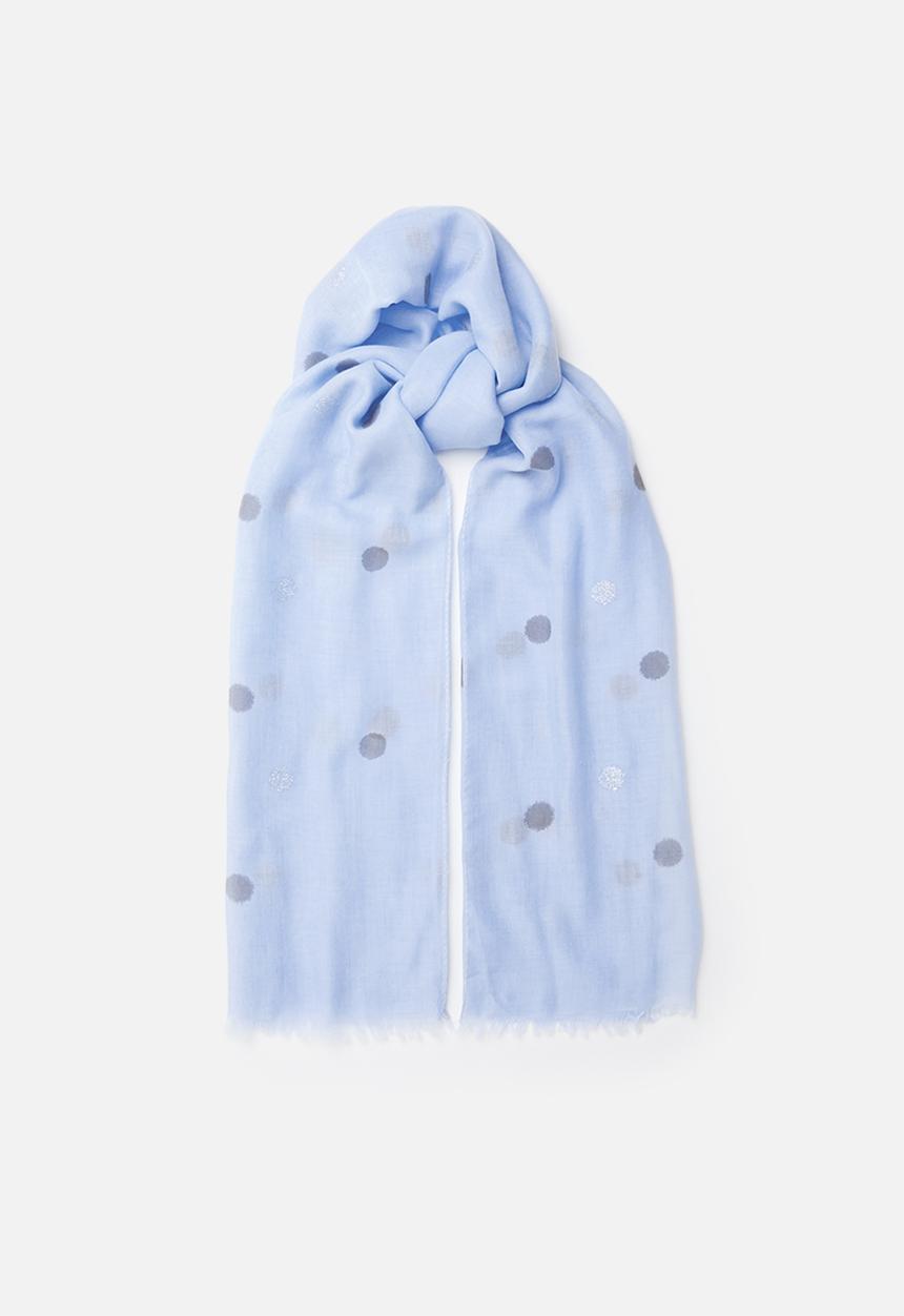 Joy Collectables - Polka dot scarf - blue