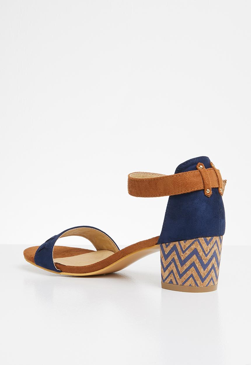 Jada - Ankle strap heels - navy