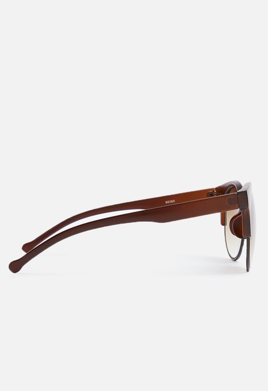 Superbalist - Jasmine oversized cat-eye sunglasses - brown