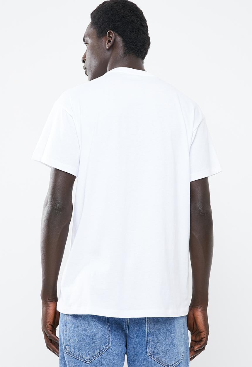 New Look - Michigan printed short sleeve tee - white