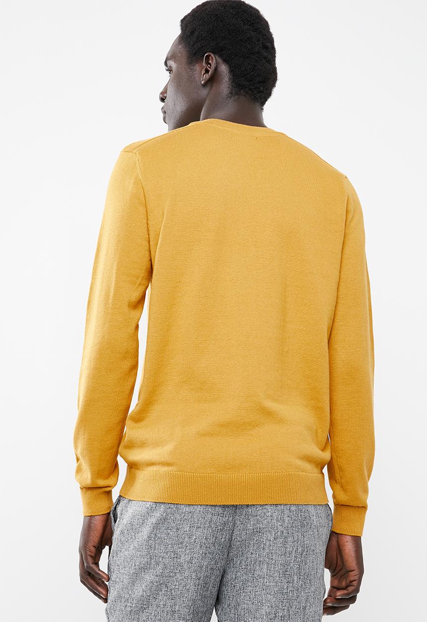 New Look - Upspec crew neck long sleeve knit - yellow