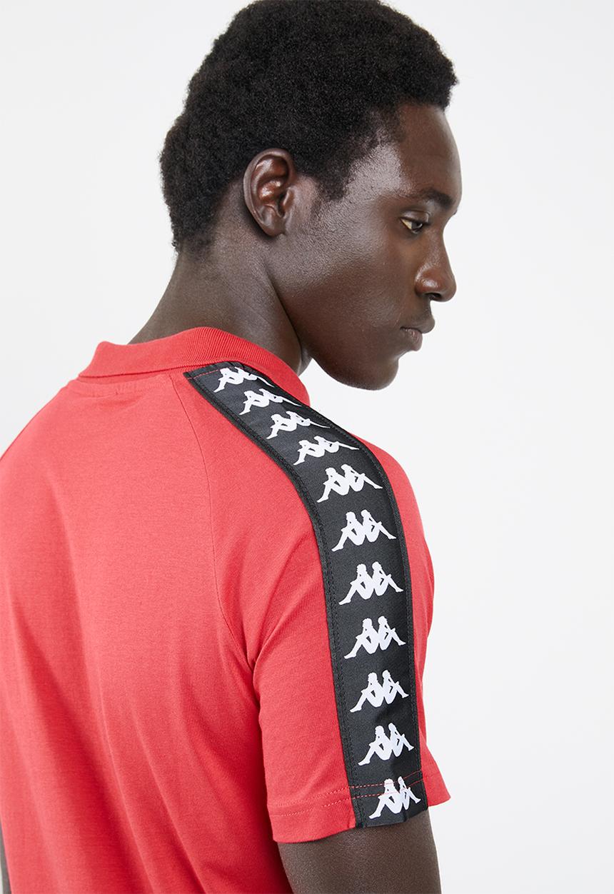 KAPPA - 222 Banda estrel polo - red
