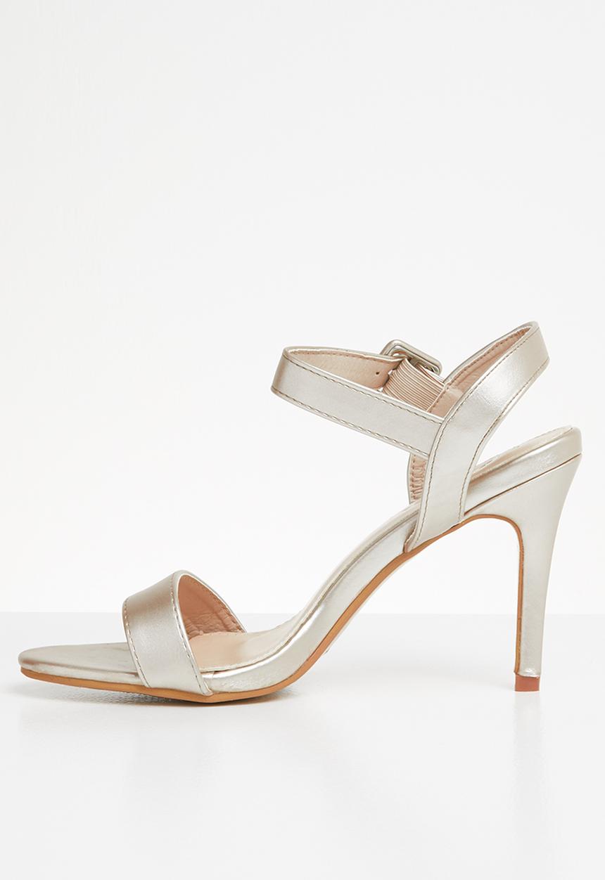Jada - Buckle strap heel - gold