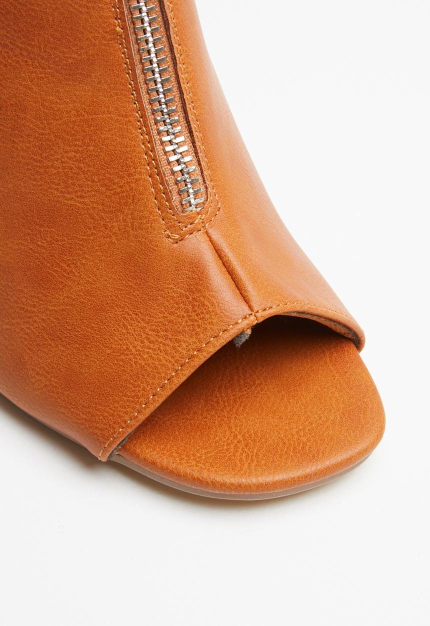 Jada - Metallic heel - tan