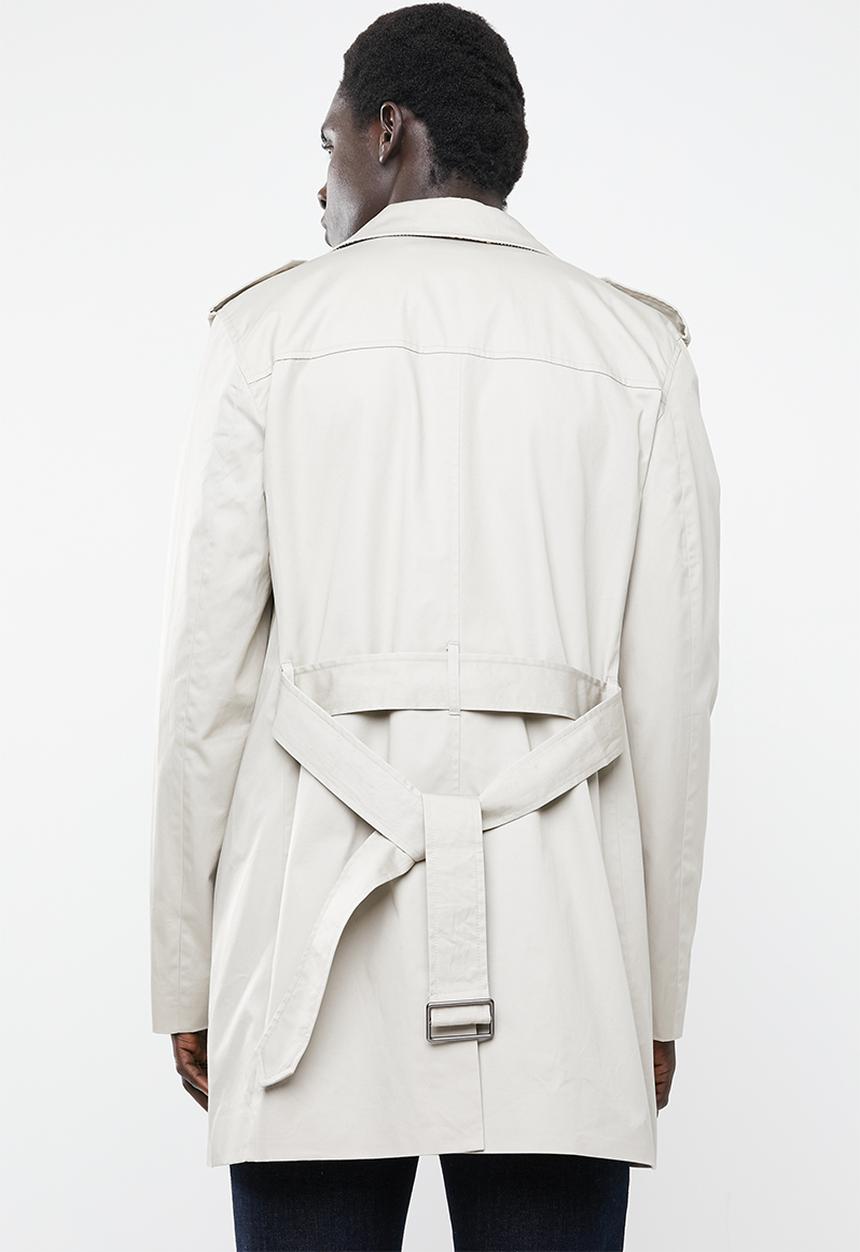 New Look - Mac coat - off white