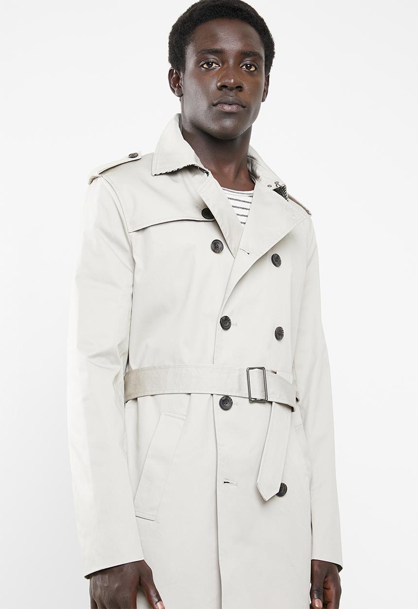 New Look - Mac coat - off white