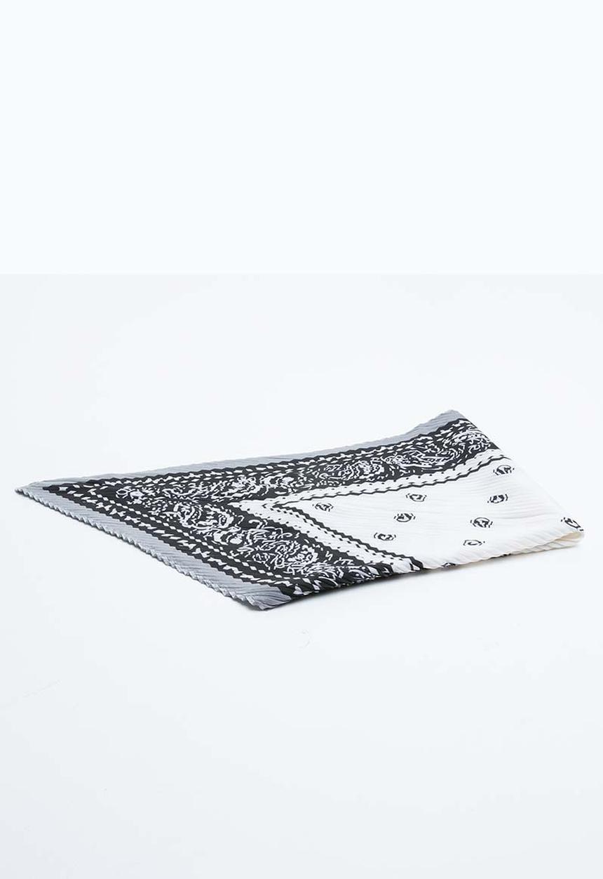 Joy Collectables - Bandana print scarf - black