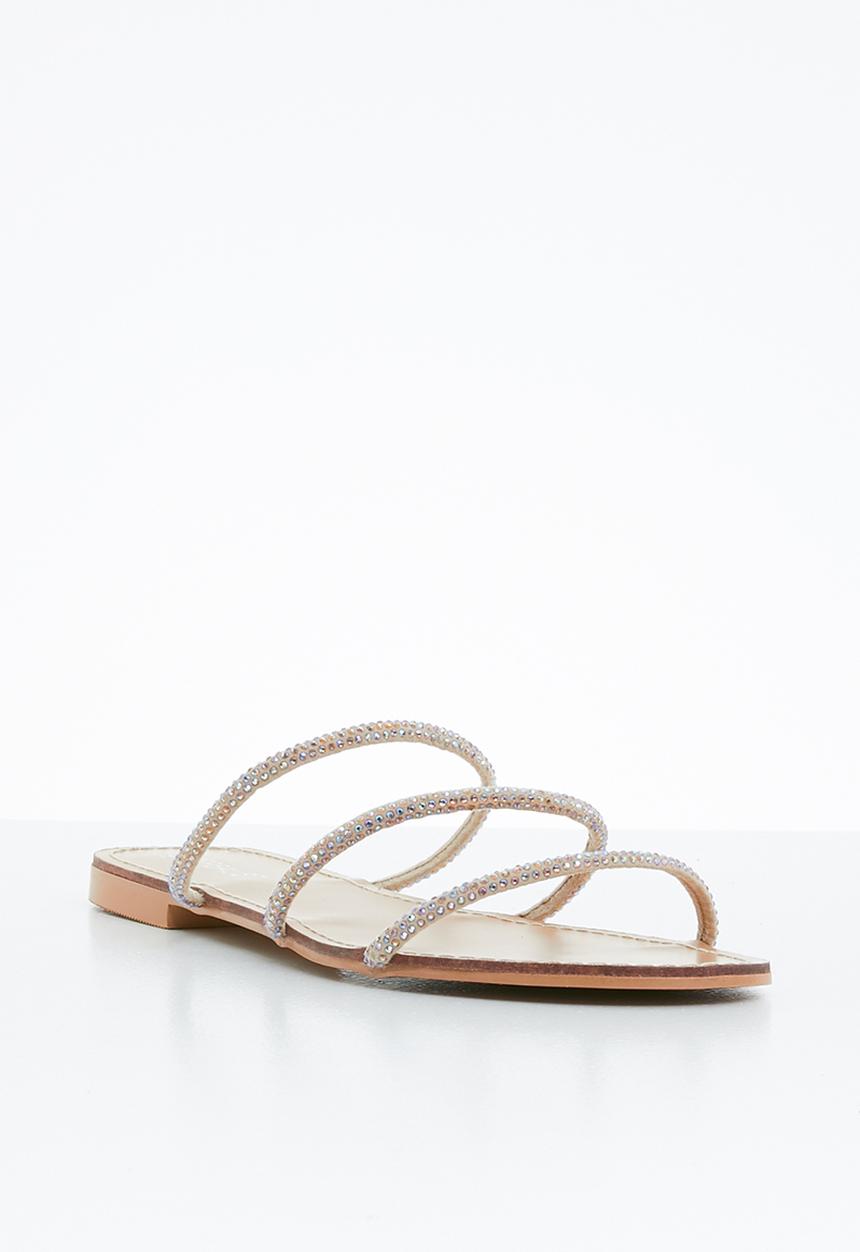 Superbalist - Dainty diamante sandal - beige