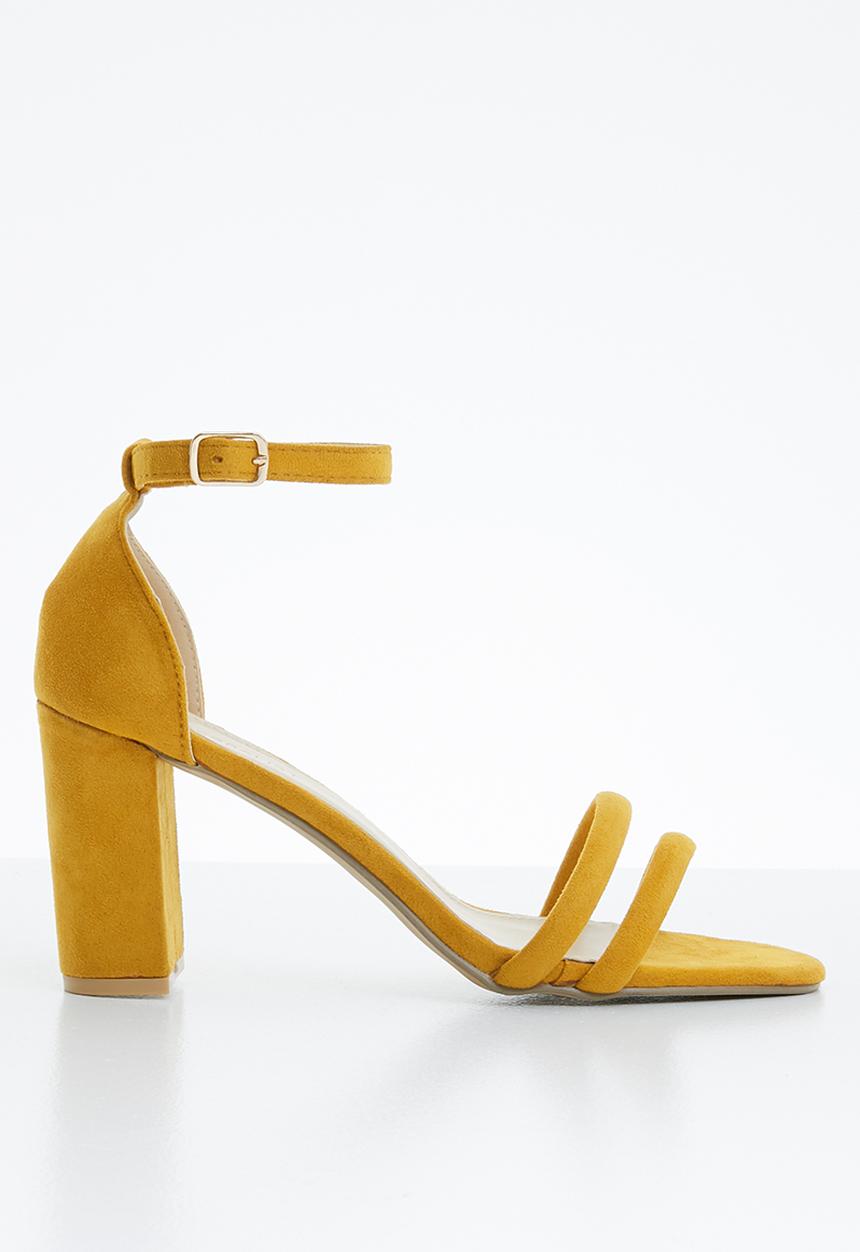 Superbalist - Ivy ankle strap heels - yellow