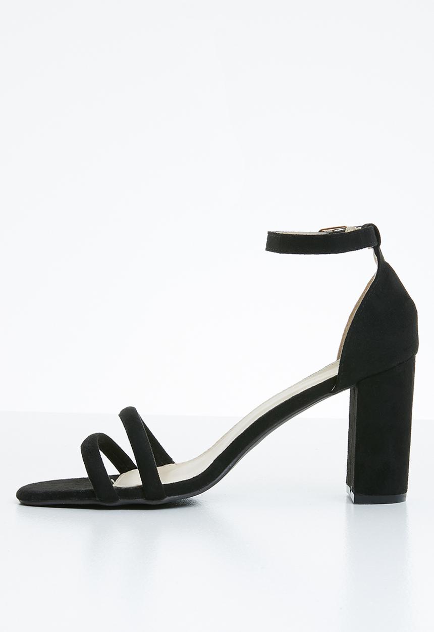 Superbalist - Ivy ankle strap heel - black