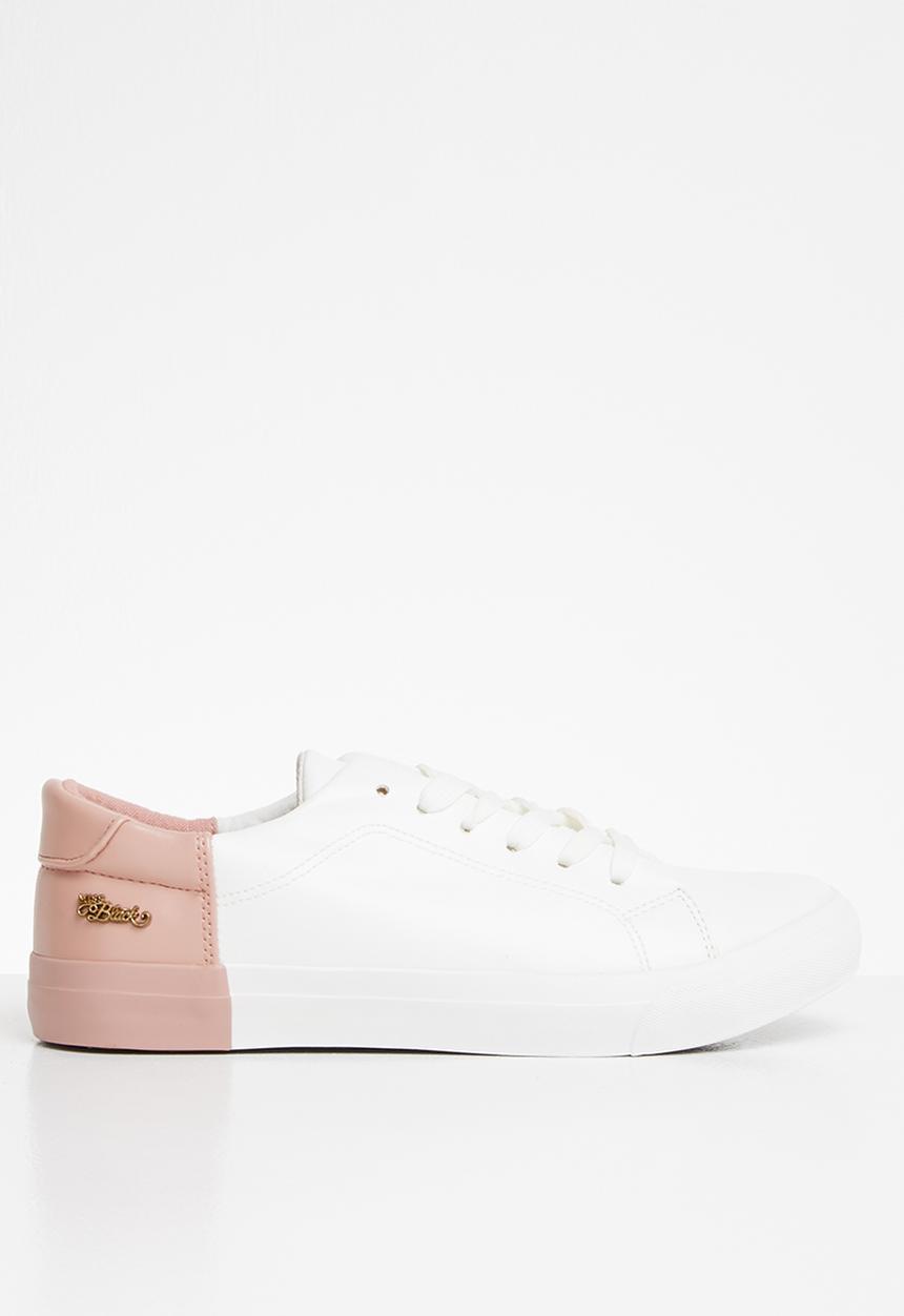 Miss Black - Miki sneakers - pale pink & white 