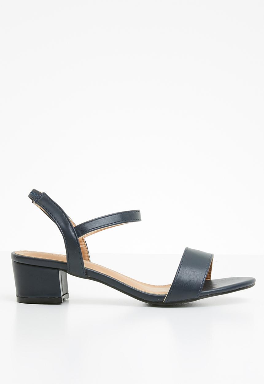 STYLE REPUBLIC - Strappy sandal heels - navy