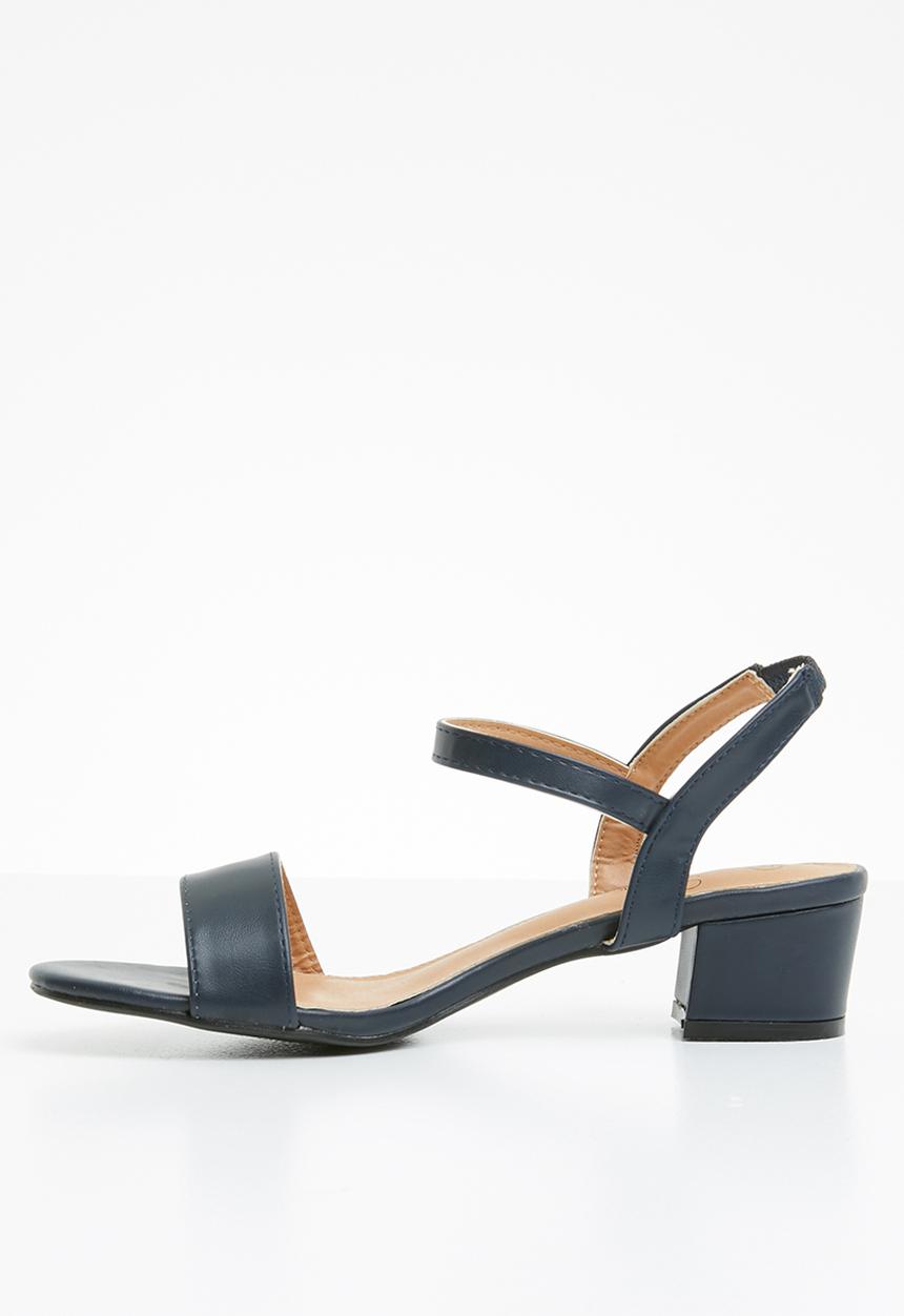 STYLE REPUBLIC - Strappy sandal heels - navy