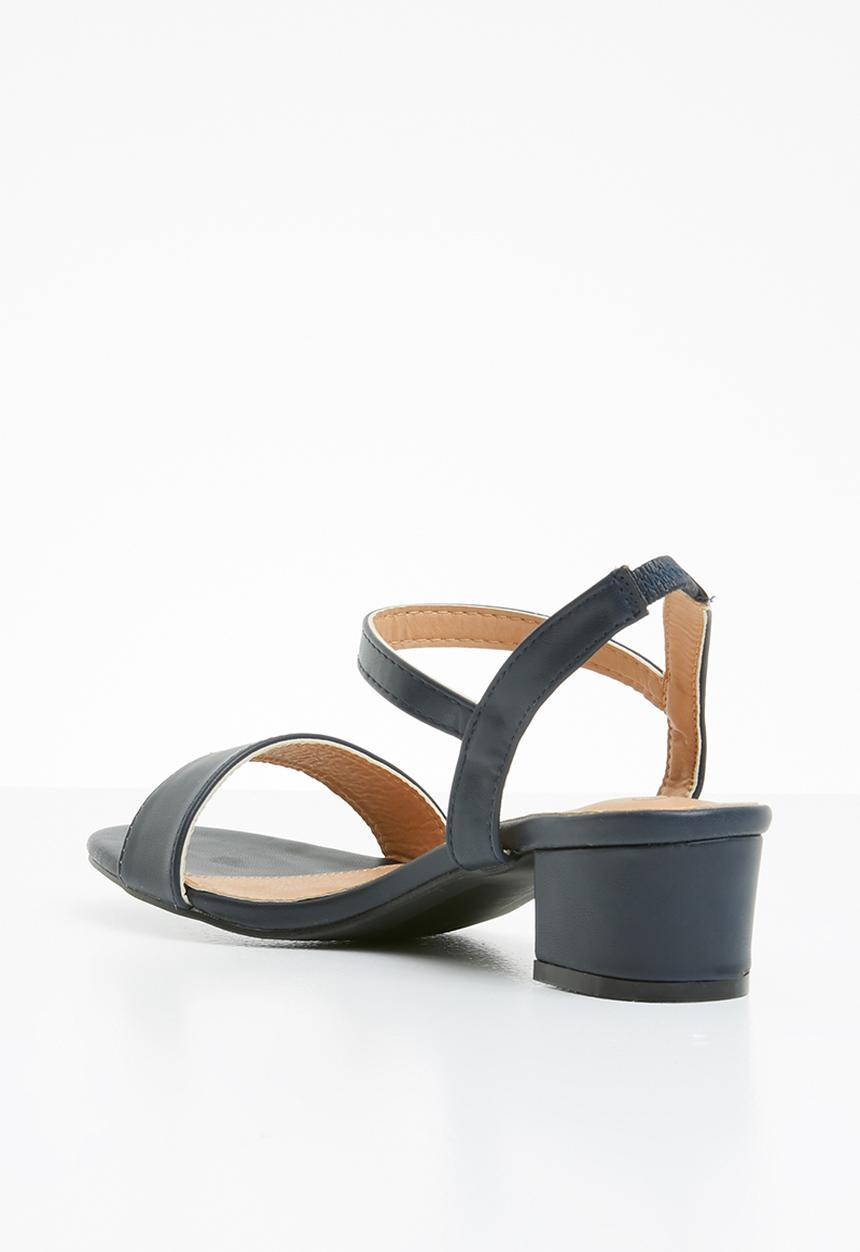 STYLE REPUBLIC - Strappy sandal heels - navy