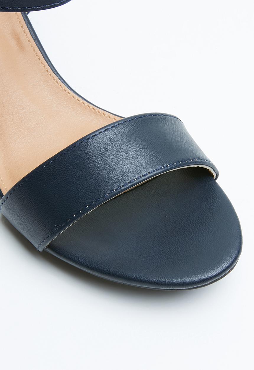 STYLE REPUBLIC - Strappy sandal heels - navy