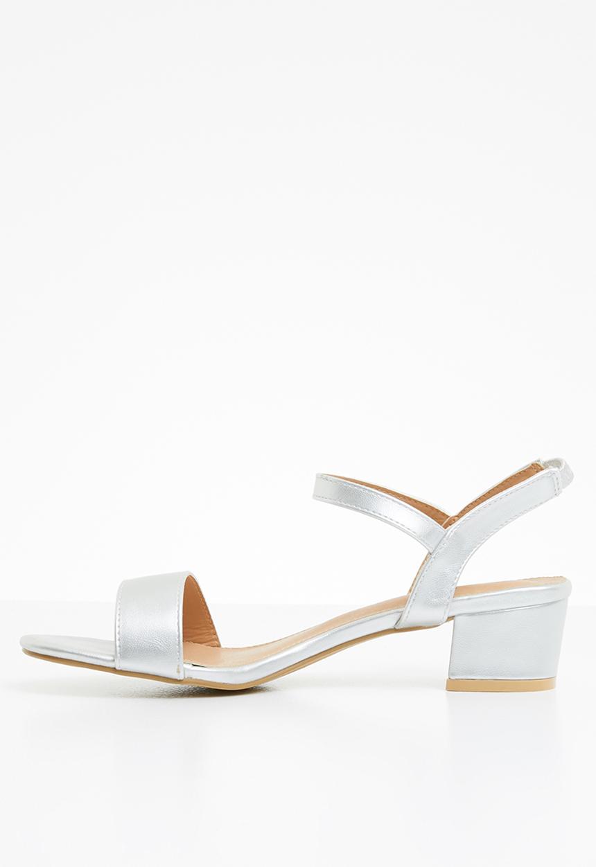 STYLE REPUBLIC - Strappy sandal heels - silver