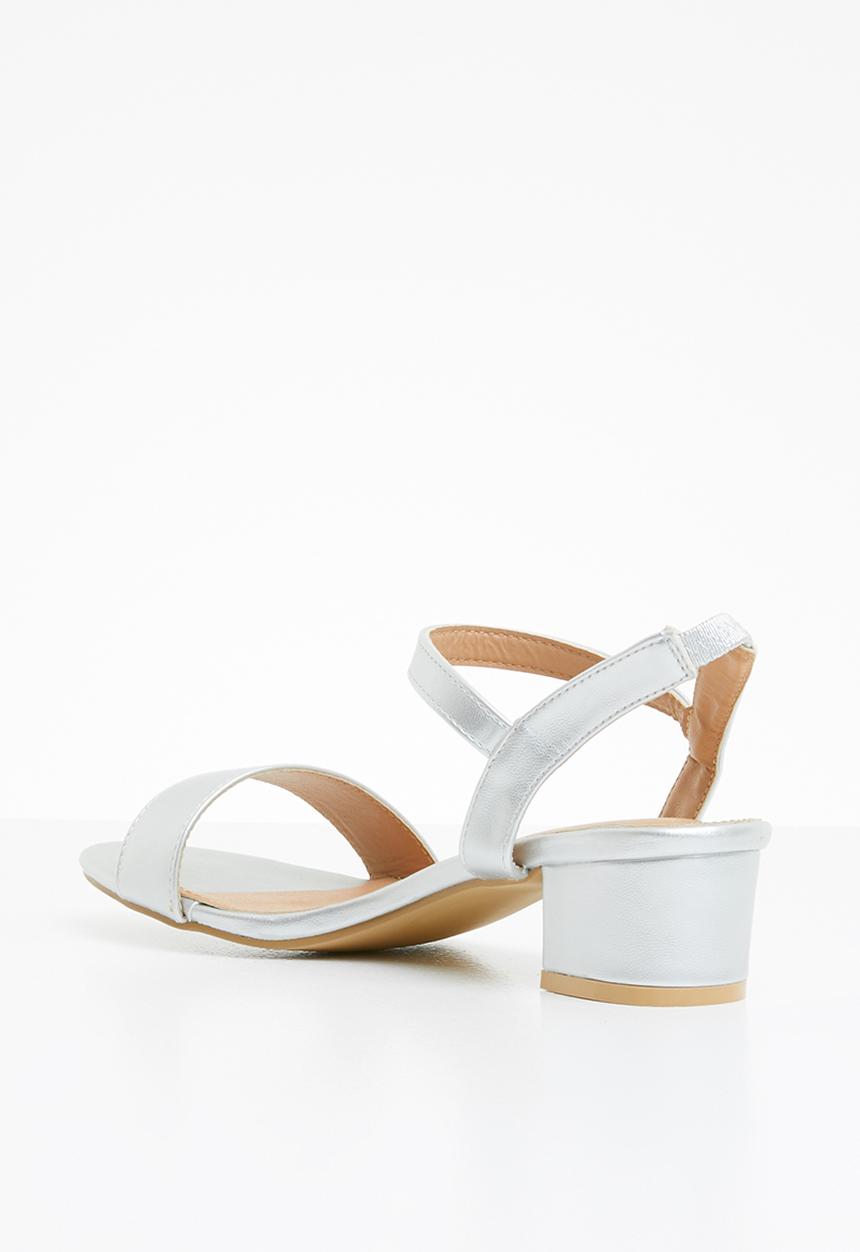 STYLE REPUBLIC - Strappy sandal heels - silver