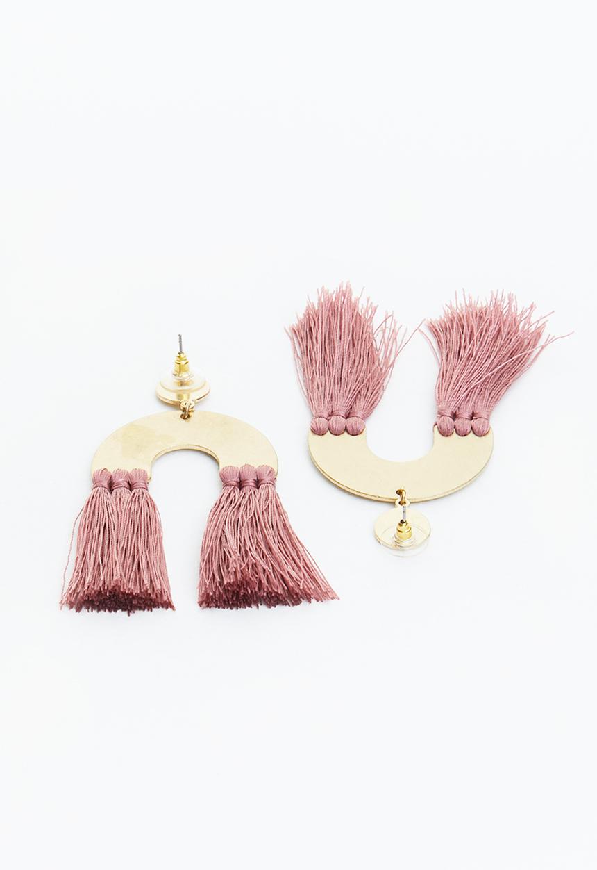 Superbalist - Molly tassel earrings - pink