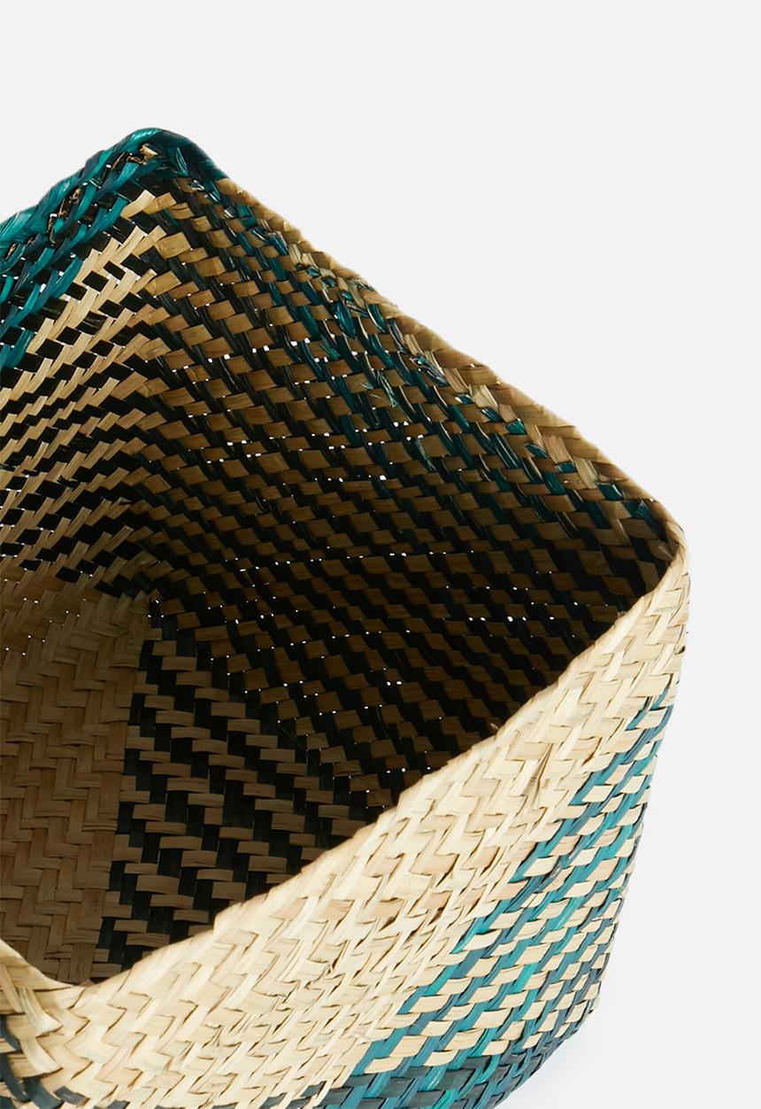Sixth Floor - Delta storage basket set of 2 - green