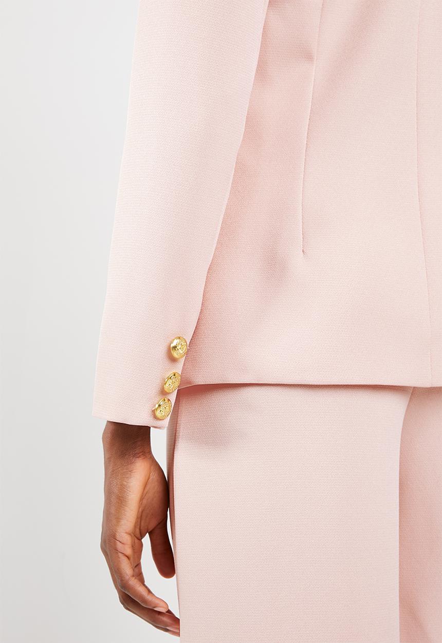 Missguided - Core military blazer - pink