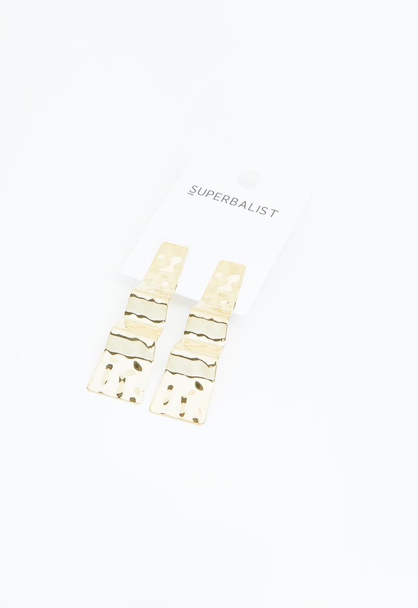 Superbalist - Sophia pressed metal earrings - gold